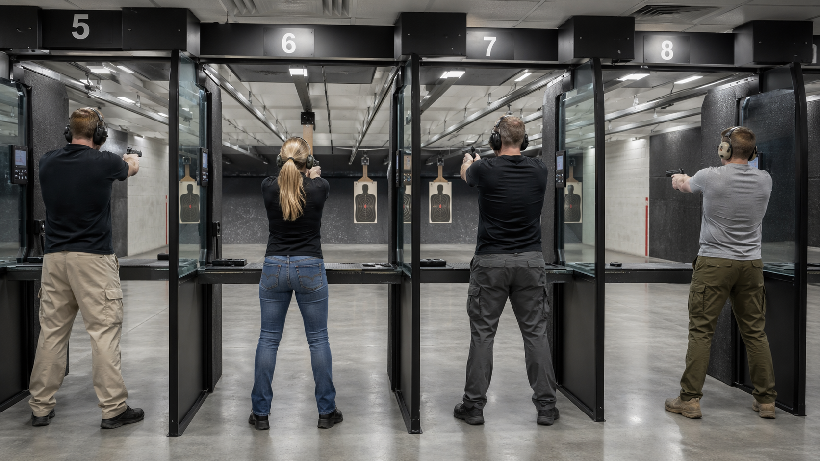 Indoor shooting range